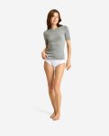 Cashmere-blend t-shirt | Bambusviskose | Grå -JBS of Denmark Women