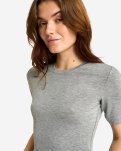 Cashmere-blend t-shirt | Bambusviskose | Grå -JBS of Denmark Women