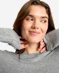 Cashmere-blend langærmet t-shirt | Bambusviskose | Grå -JBS of Denmark Women