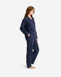 Pyjamasbukser | 100% økologisk bomuld | Navy ternet -JBS of Denmark Women