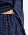 Pyjamasbukser | 100% økologisk bomuld | Navy ternet -JBS of Denmark Women