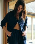 Pyjamasbukser | 100% økologisk bomuld | Navy ternet -JBS of Denmark Women