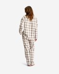 Pyjamasbukser | 100% økologisk bomuld | Sand ternet -JBS of Denmark Women