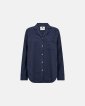 Pyjamaskjorte | 100% økologisk bomuld | Navy ternet - JBS of Denmark Women