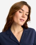 Pyjamaskjorte | 100% økologisk bomuld | Navy ternet -JBS of Denmark Women