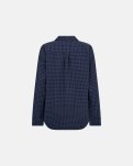 Pyjamaskjorte | 100% økologisk bomuld | Navy ternet -JBS of Denmark Women
