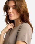 T-shirt | Bambusviskose | Brun -JBS of Denmark Women