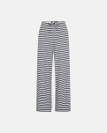 Rib bukser m. lige ben | Bambusviskose | Navy stribet -JBS of Denmark Women