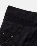 Strømpebukser 'Check lurex' | Polyamid 25 denier | Sort -Decoy