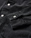 Nathan Denim overshirt | 100% bomuld | Sort -Resteröds