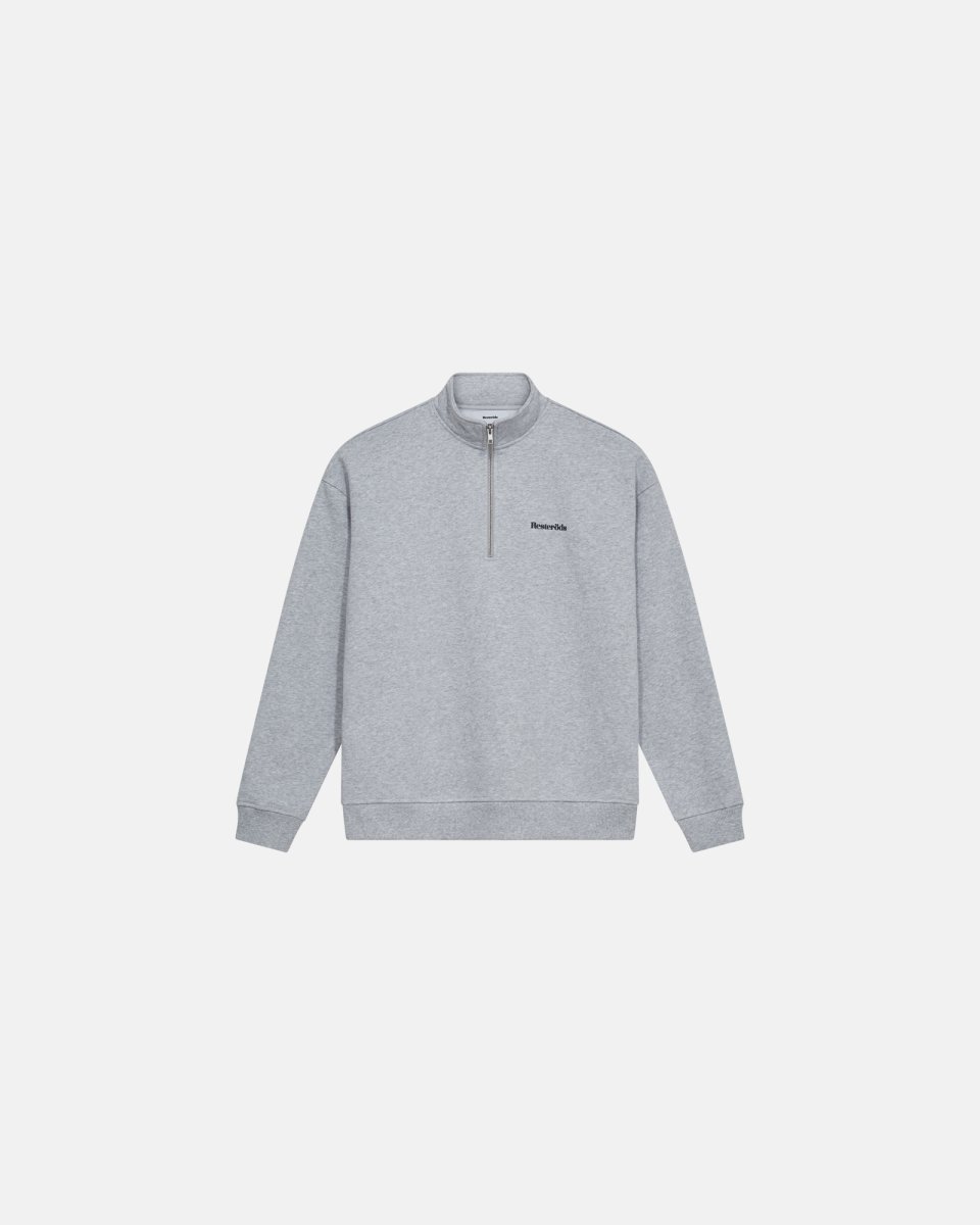 Resteröds Zack half-zip sweatshirt | 100% bomuld | Grå - S