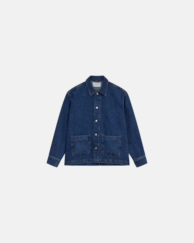 Nathan Denim overshirt | 100% bomuld | Blå