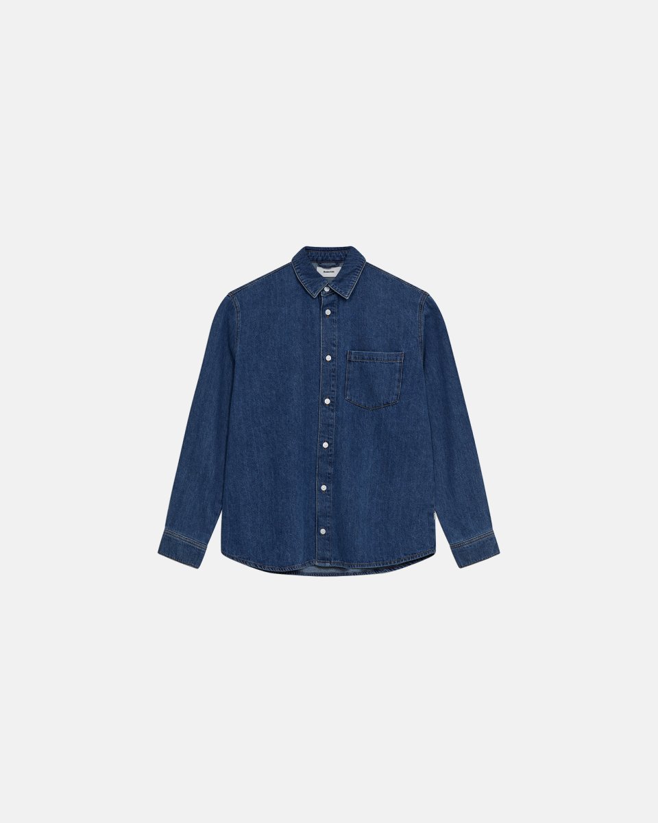 Resteröds Jace denim skjorte | 100% bomuld | Stone Washed - S
