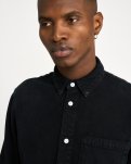 Jace Denim skjorte | 100% bomuld | Sort -Resteröds