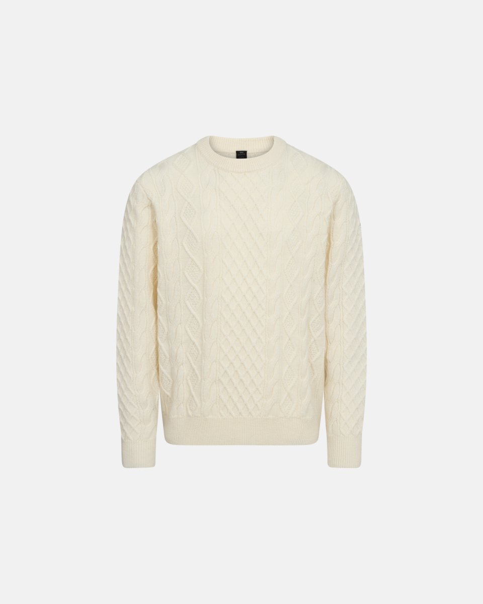 Dovre Pullover 'strik' | Uld | Ivory - S