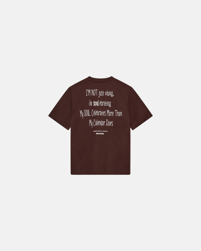 Tas T-shirt | 100% bomuld | Brun