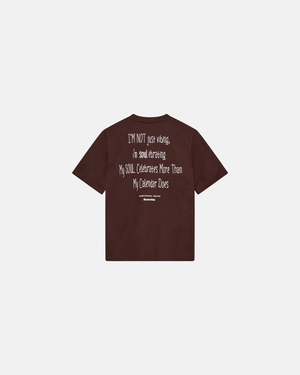 Resteröds Tas t-shirt | 100% bomuld | Brun - S