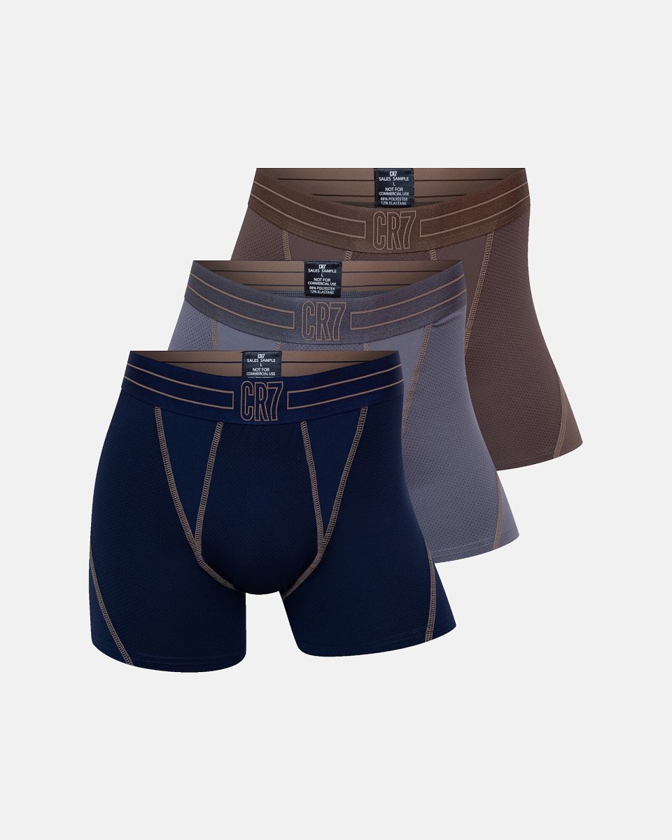 CR7 Trunks 'fashion' 3-pak | Mikrofiber | Multifarvet - M