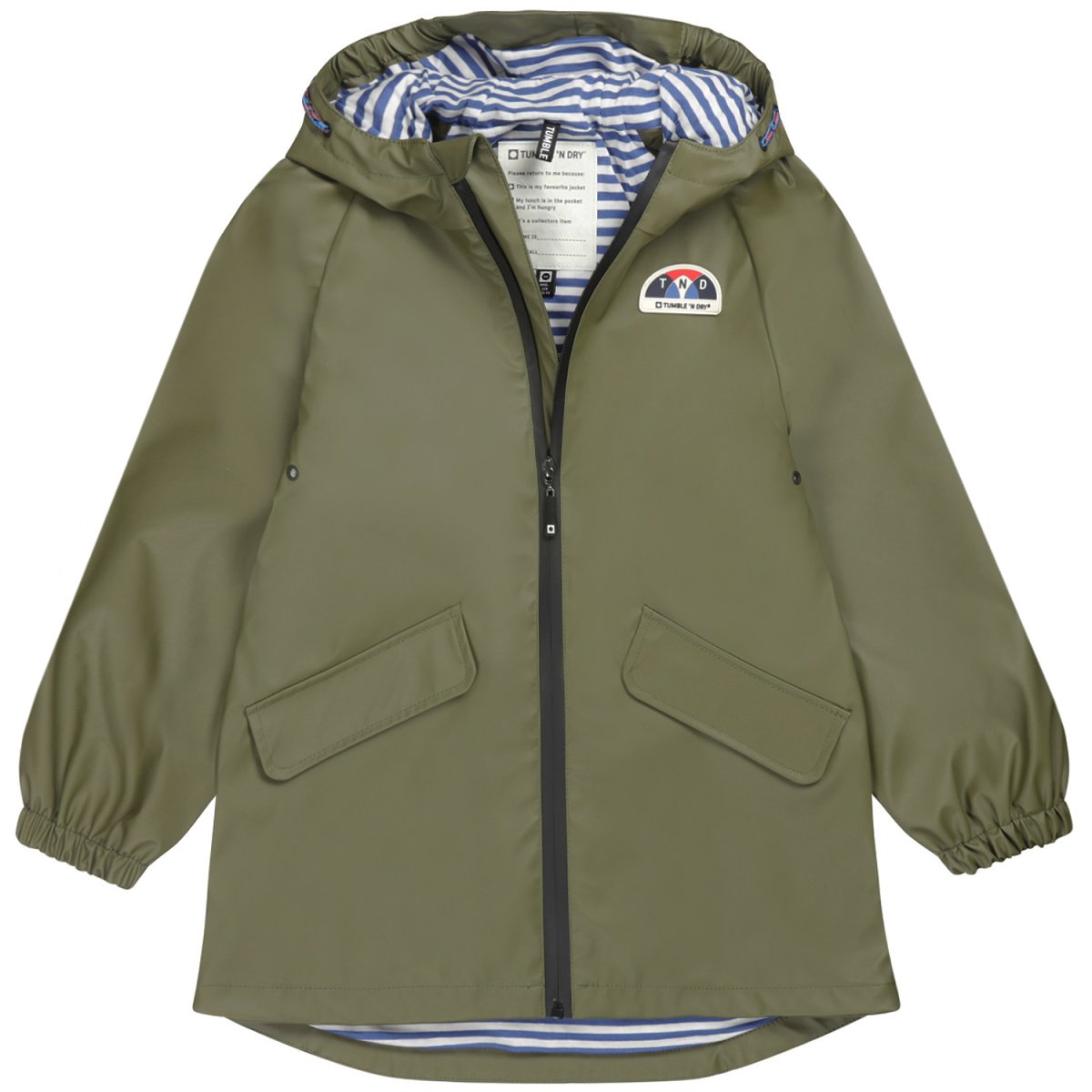 Tumble 'n Dry Jakke "London" | Polyester | Grøn - 98