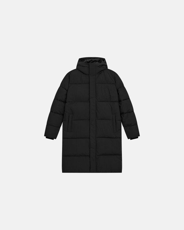 Ethan lang puffer jakke | 100% polyester | Sort