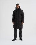 Ethan Lang dynejakke | 100% polyester | Sort -Resteröds