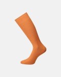 Ribstrømper | Bomuld | Orange -JBS