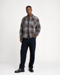 Nolan twill overshirt, 100% bomuld, Brun