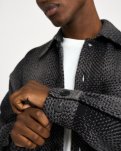 Nolan Twill overshirt | 100% bomuld | Mørk grå -Resteröds