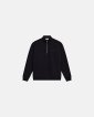 Zack half-zip sweatshirt | 100% bomuld | Sort - Resteröds