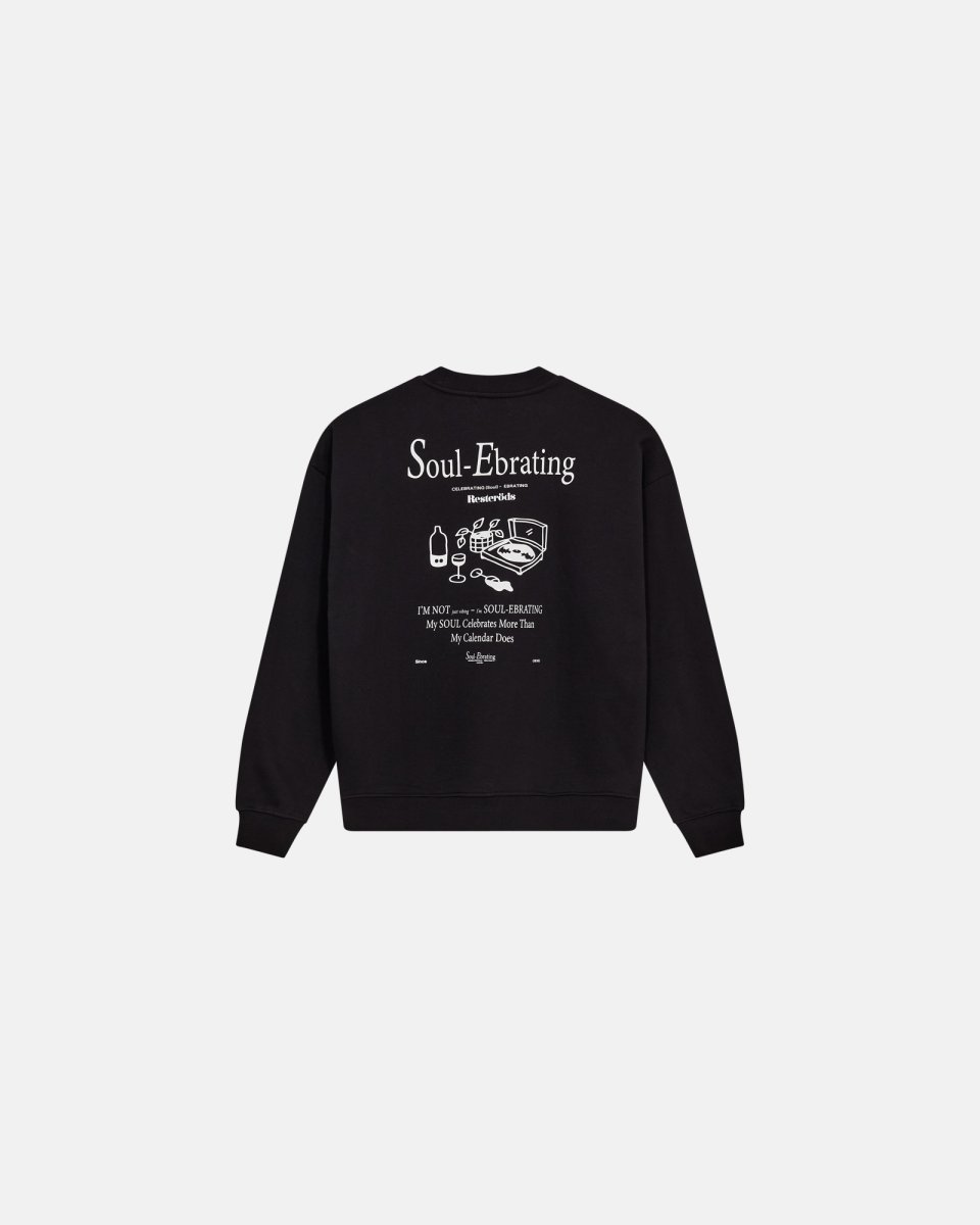 Resteröds Drake sweatshirt | 100% bomuld | Sort - S