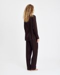 Pyjamas "Satin", Polyester, Brun