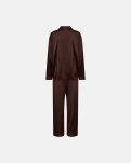 Pyjamas "Satin", Polyester, Brun