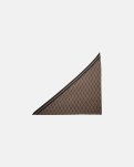 Halstørklæde "triangle", 100% uld, Sand