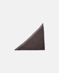 Halstørklæde "triangle", 100% uld, Brun