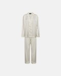 Pyjamas "Satin", Polyester, Ivory